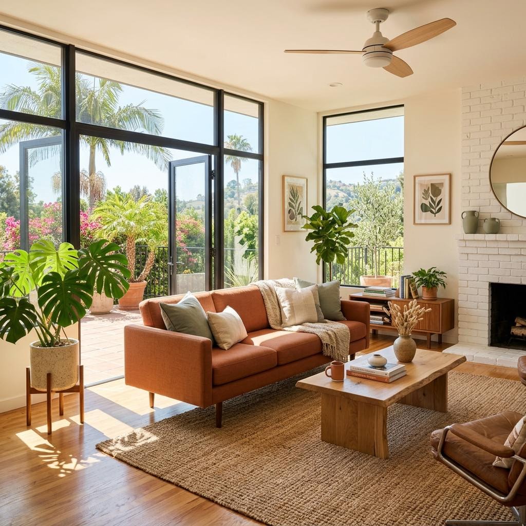 Clean California Living Room